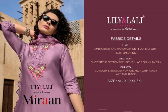 Miraan By Lily And Lali Milan Silk Readymade Suits Wholesale Market In Surat
